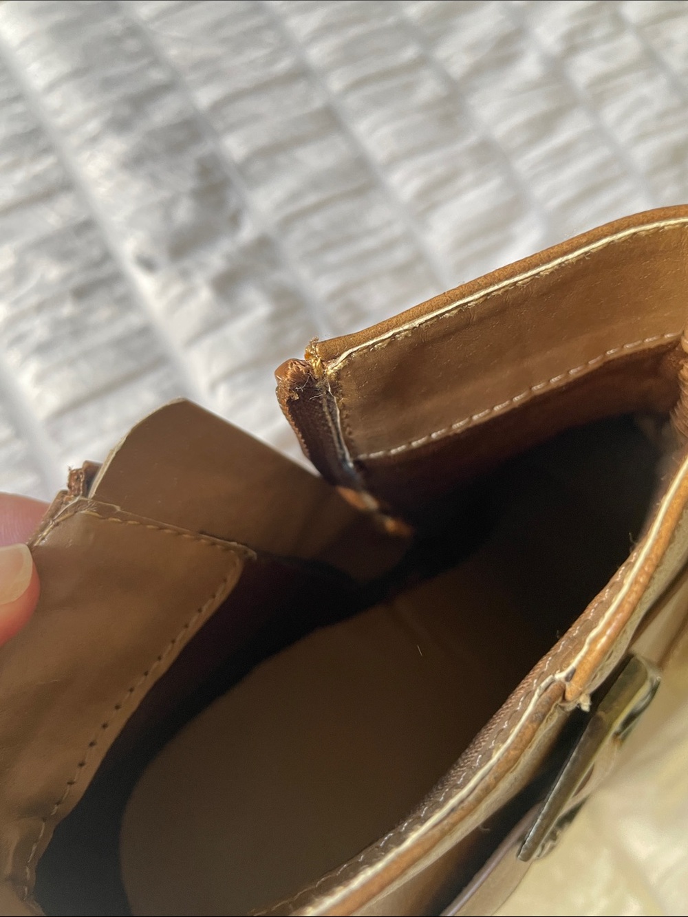 Cathy Jean Cognac Buckle Ankle Booties - Picture 6 of 6